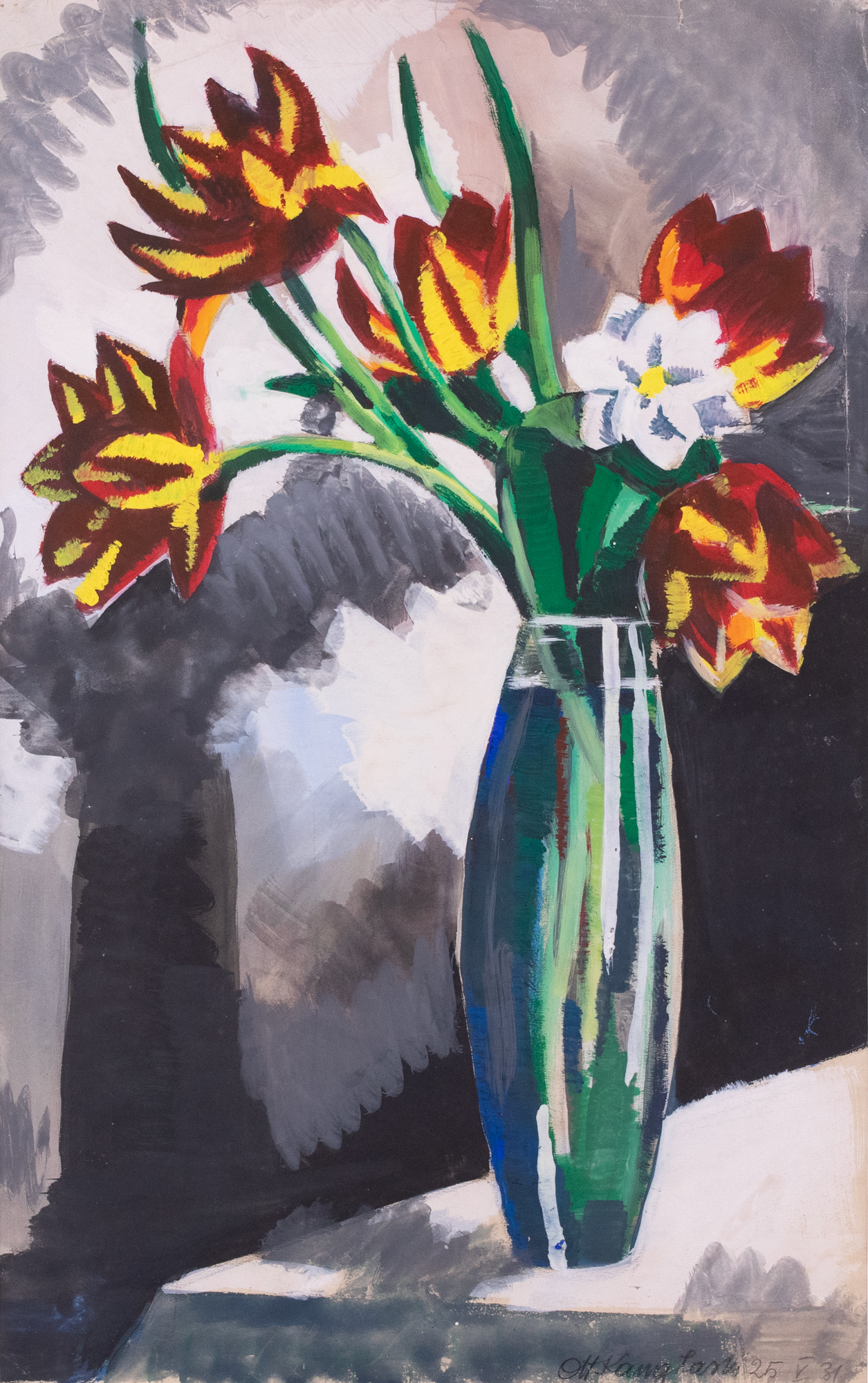 Tulips in a Vase