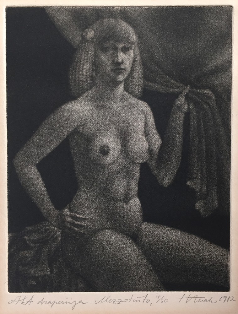 Nude with Drapery