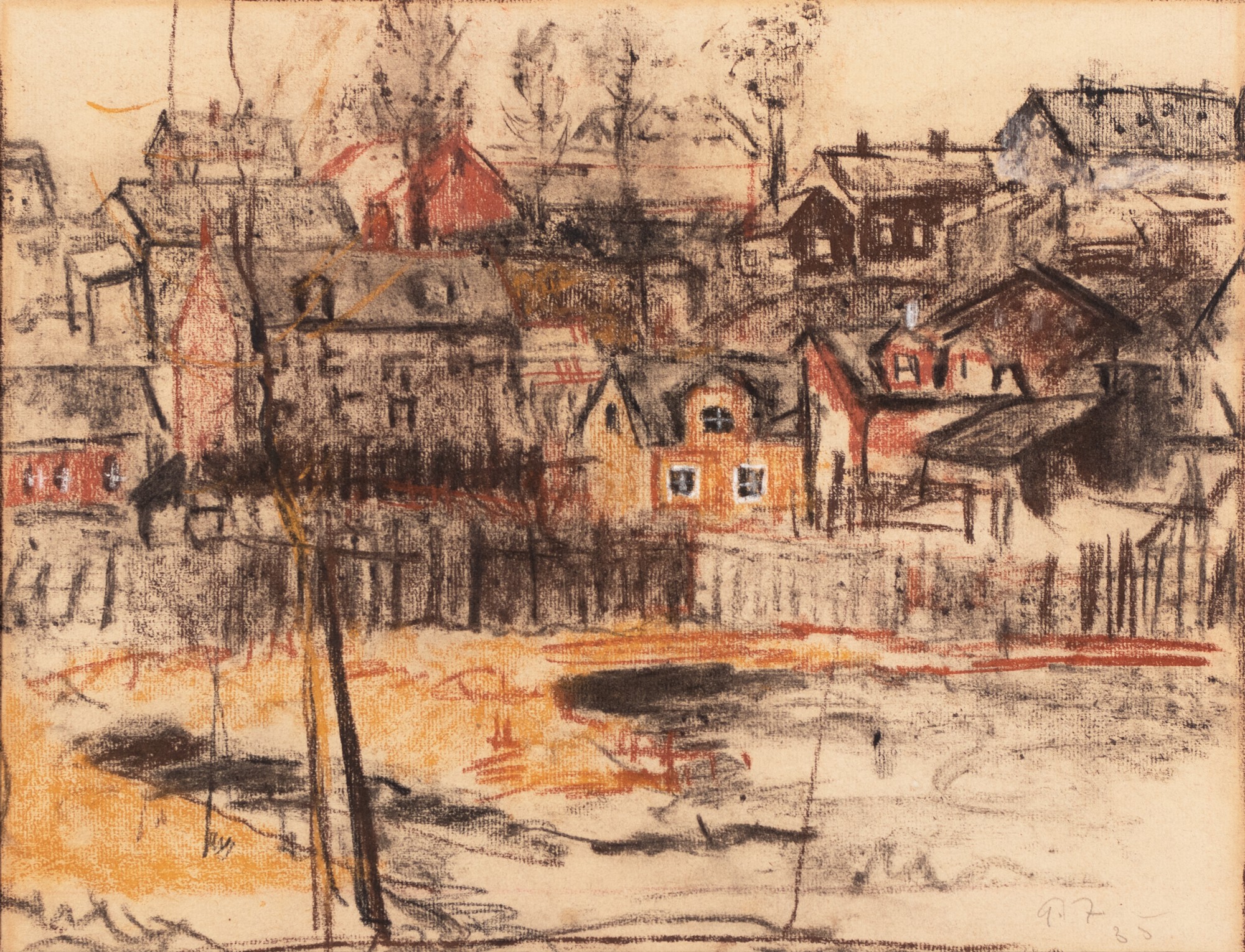 A Slum Before Thunderstorm