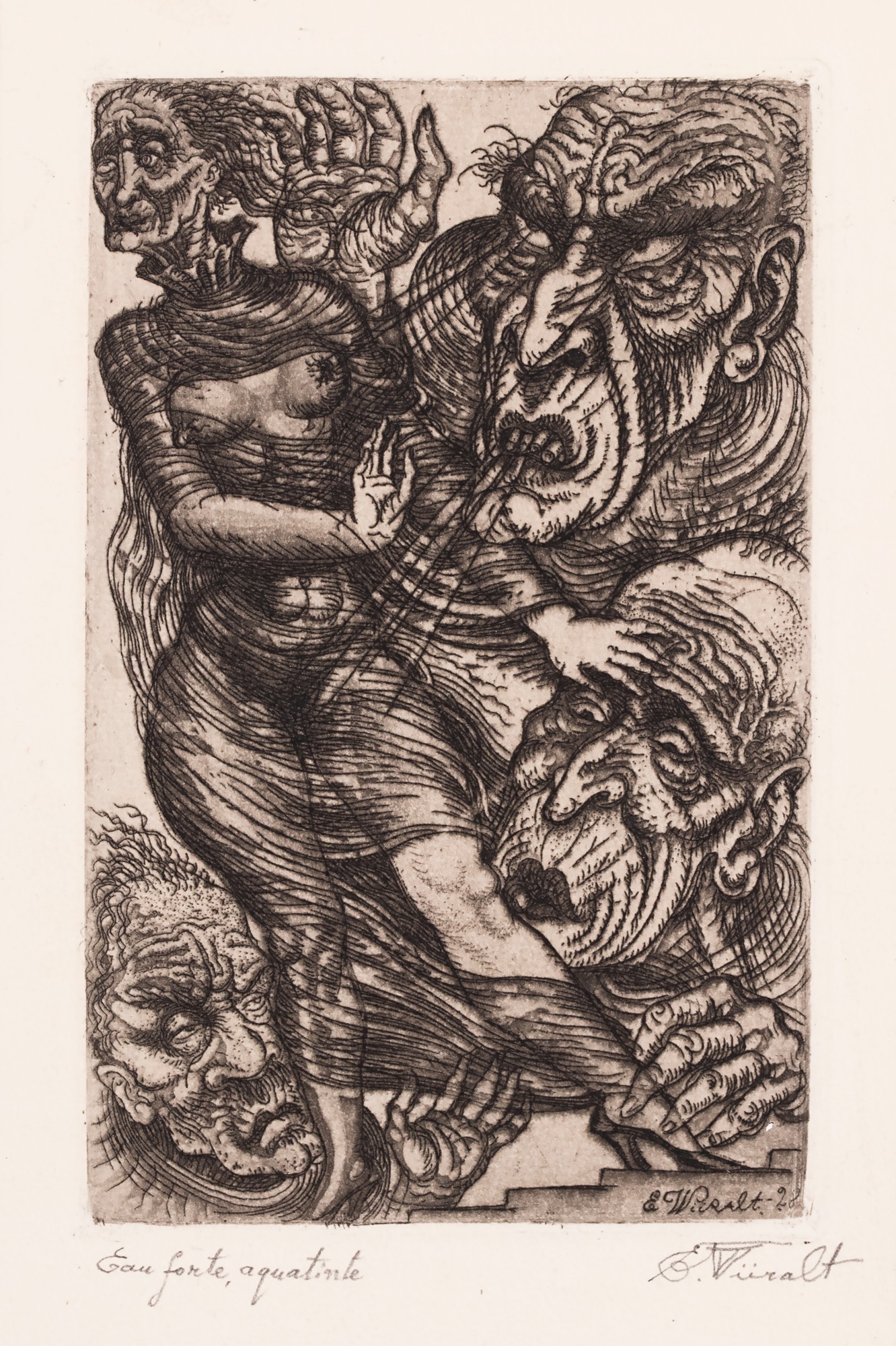 Illustratsioon F. Mauriaci teosele „Lisa Bossuet’ traktaadile himurusest”