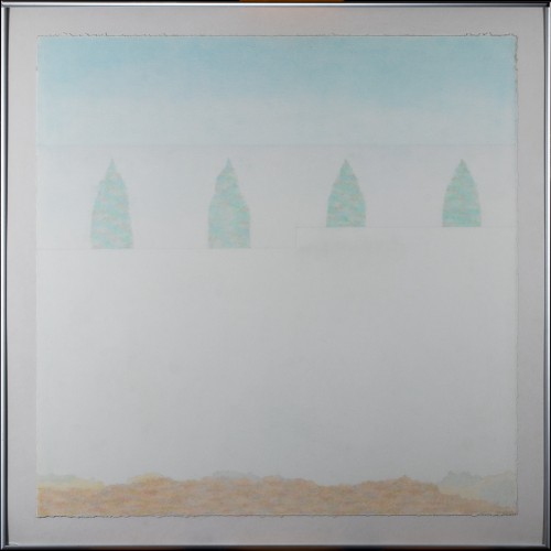 Kuused ja sinine taevas