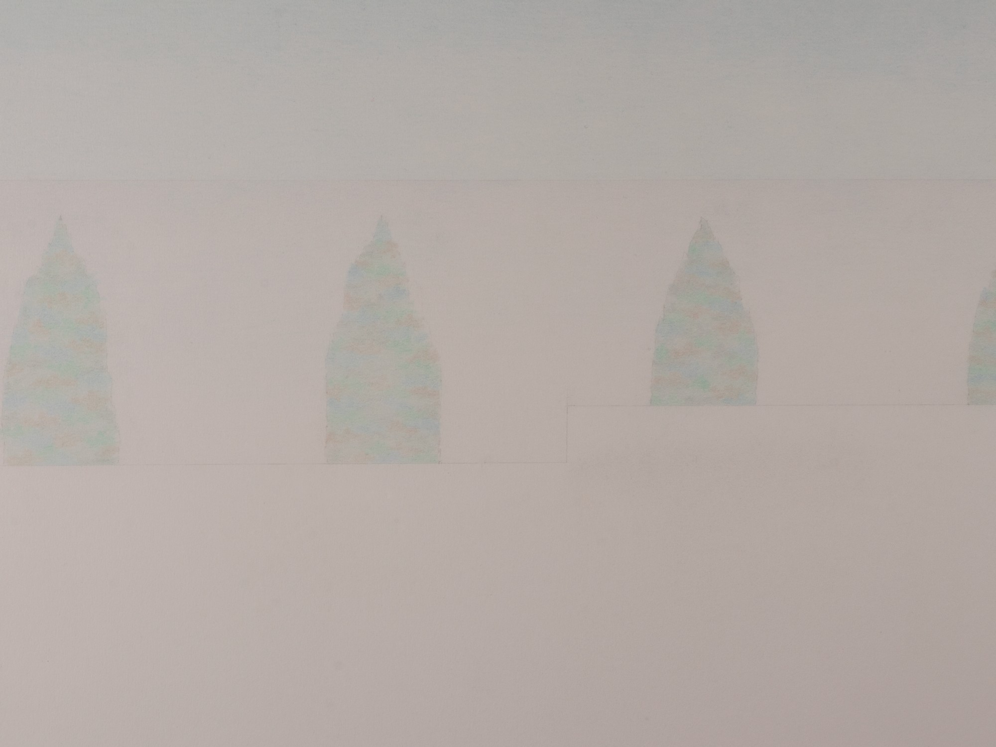 Kuused ja sinine taevas