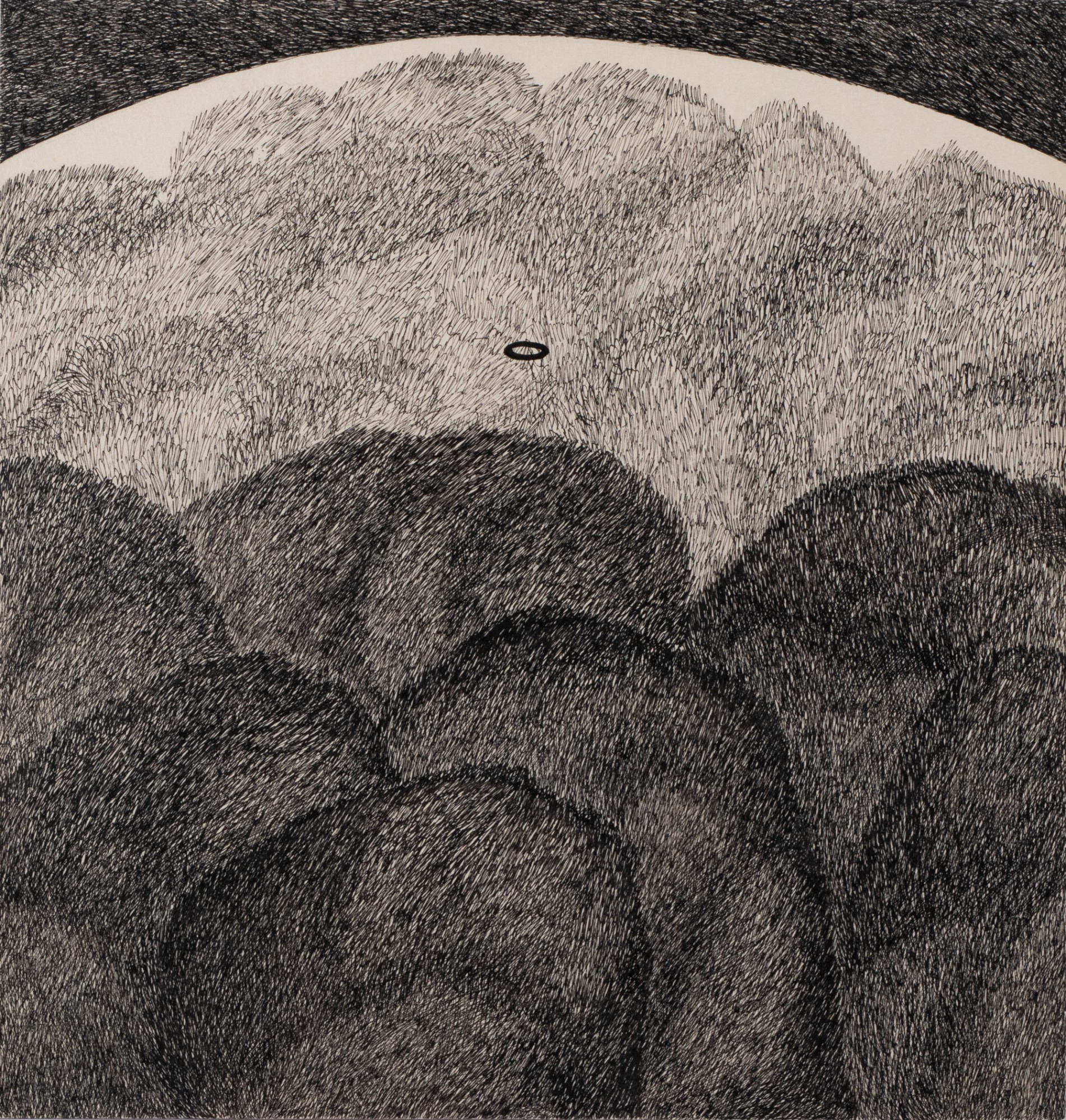 Maastik musta ovaaliga