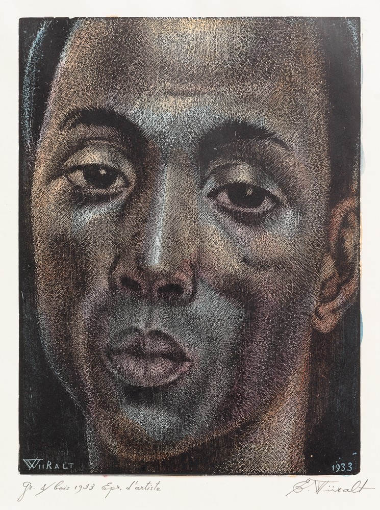 Museological title: Head of Negro.