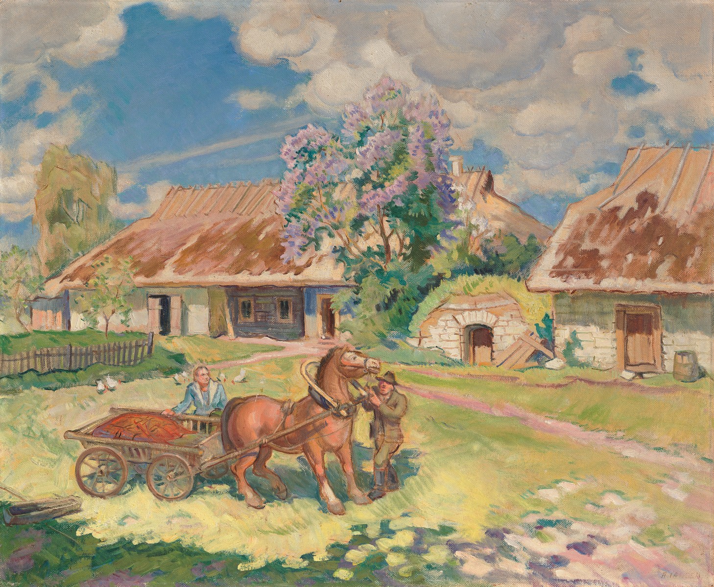 The Yard of Lauri's Farm