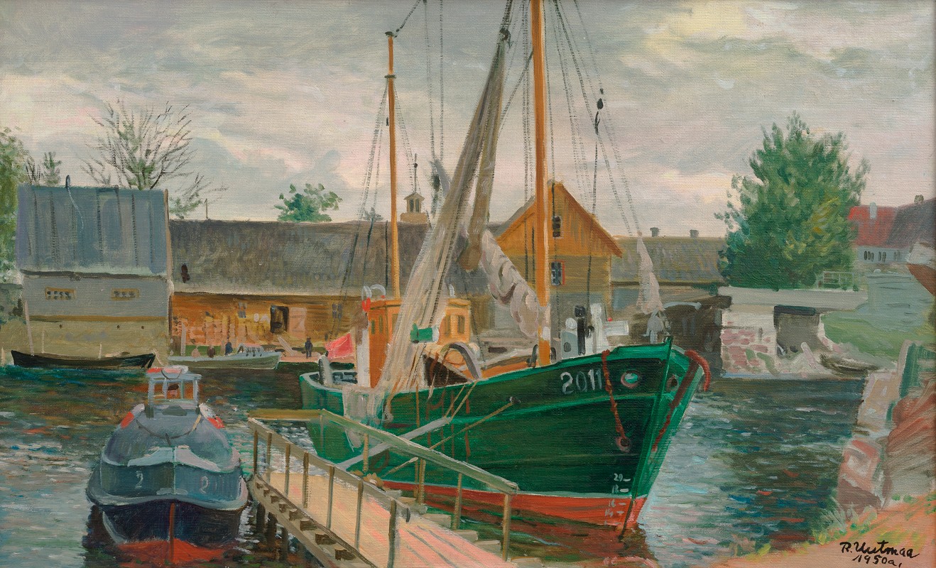 Fishing Harbor in Pärnu