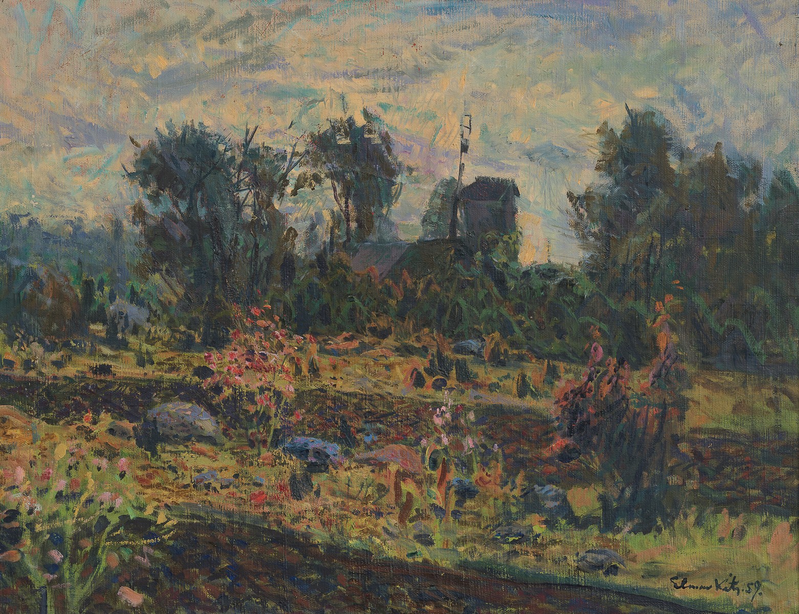 Landscape with Windmill