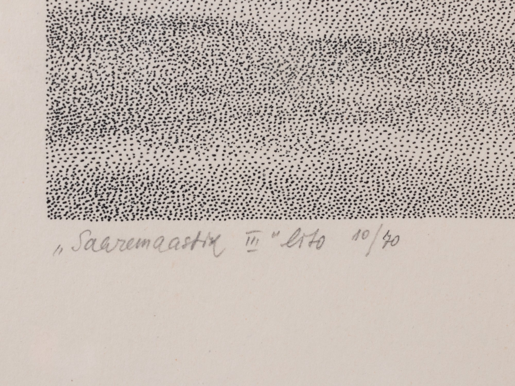 Saaremaastik III 10/70