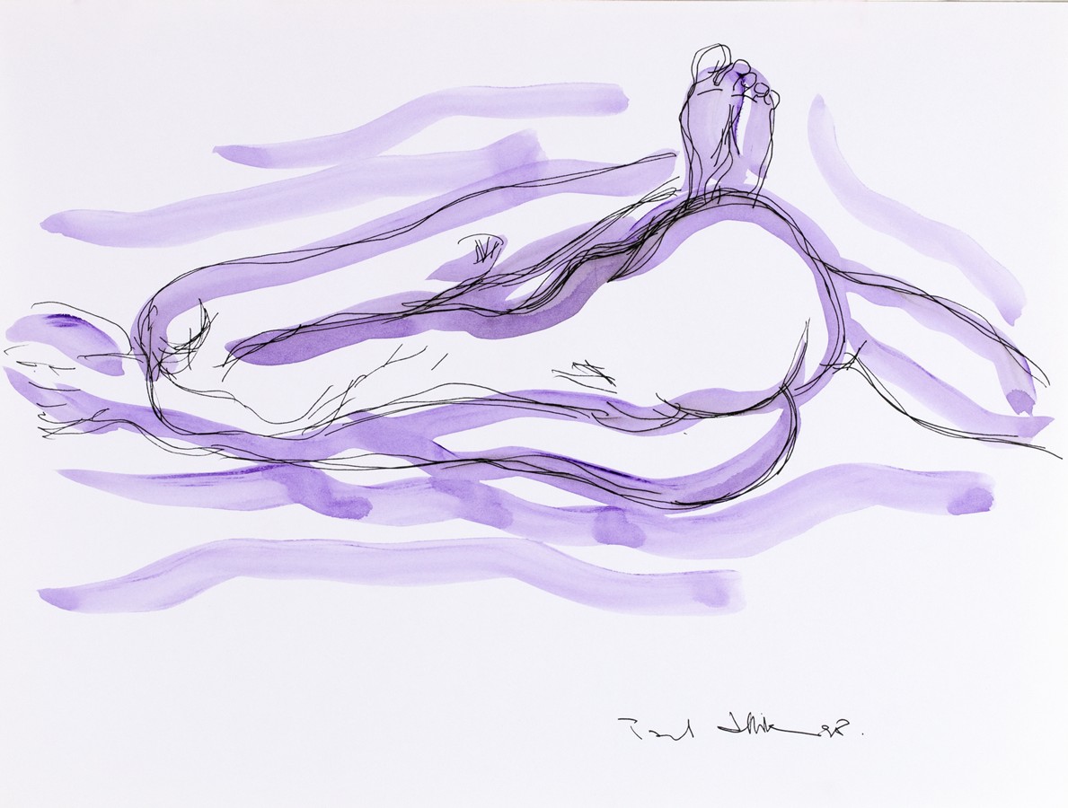 Nude In the Violet Light
