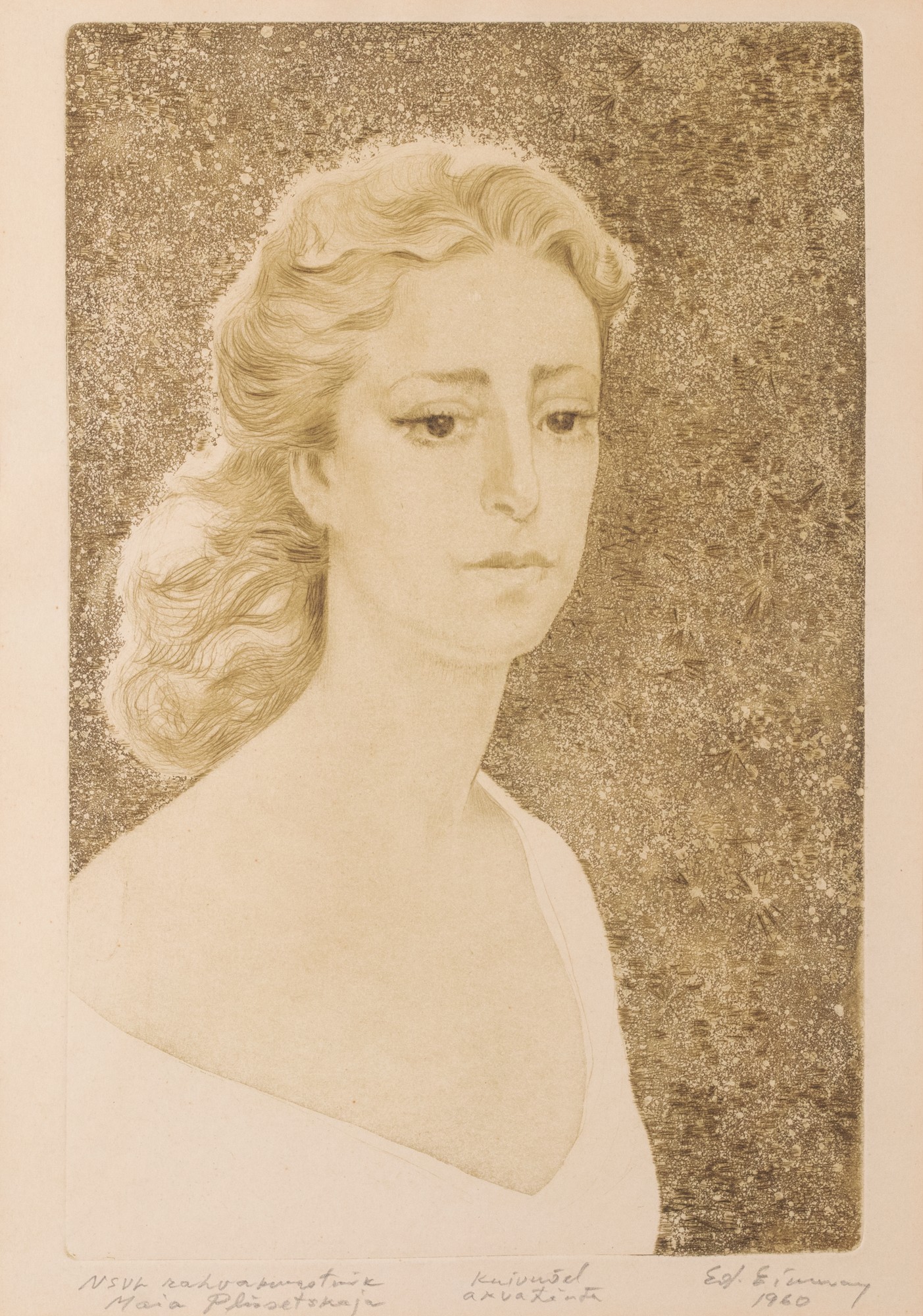 Portrait of Maia Plissetskaja