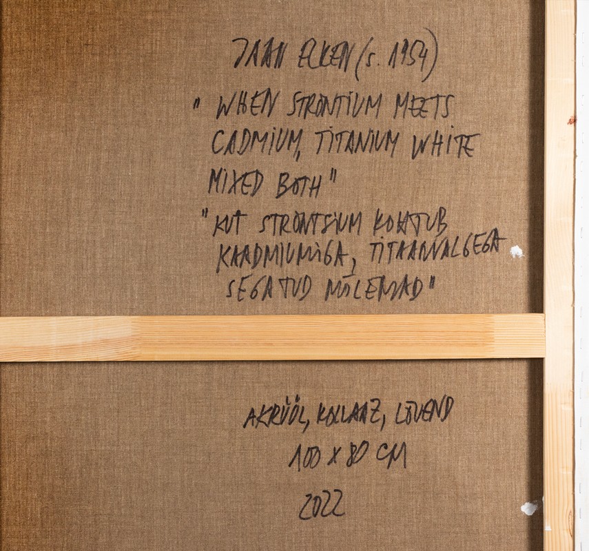 Kui strontsium kohtub kaadmiumiga, titaanvalgega segatud mõlemad