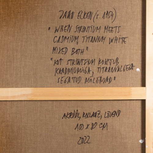 Kui strontsium kohtub kaadmiumiga, titaanvalgega segatud mõlemad