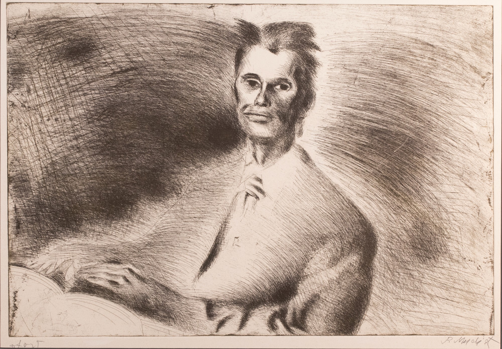 Pime loeb raamatut (Autoportree)