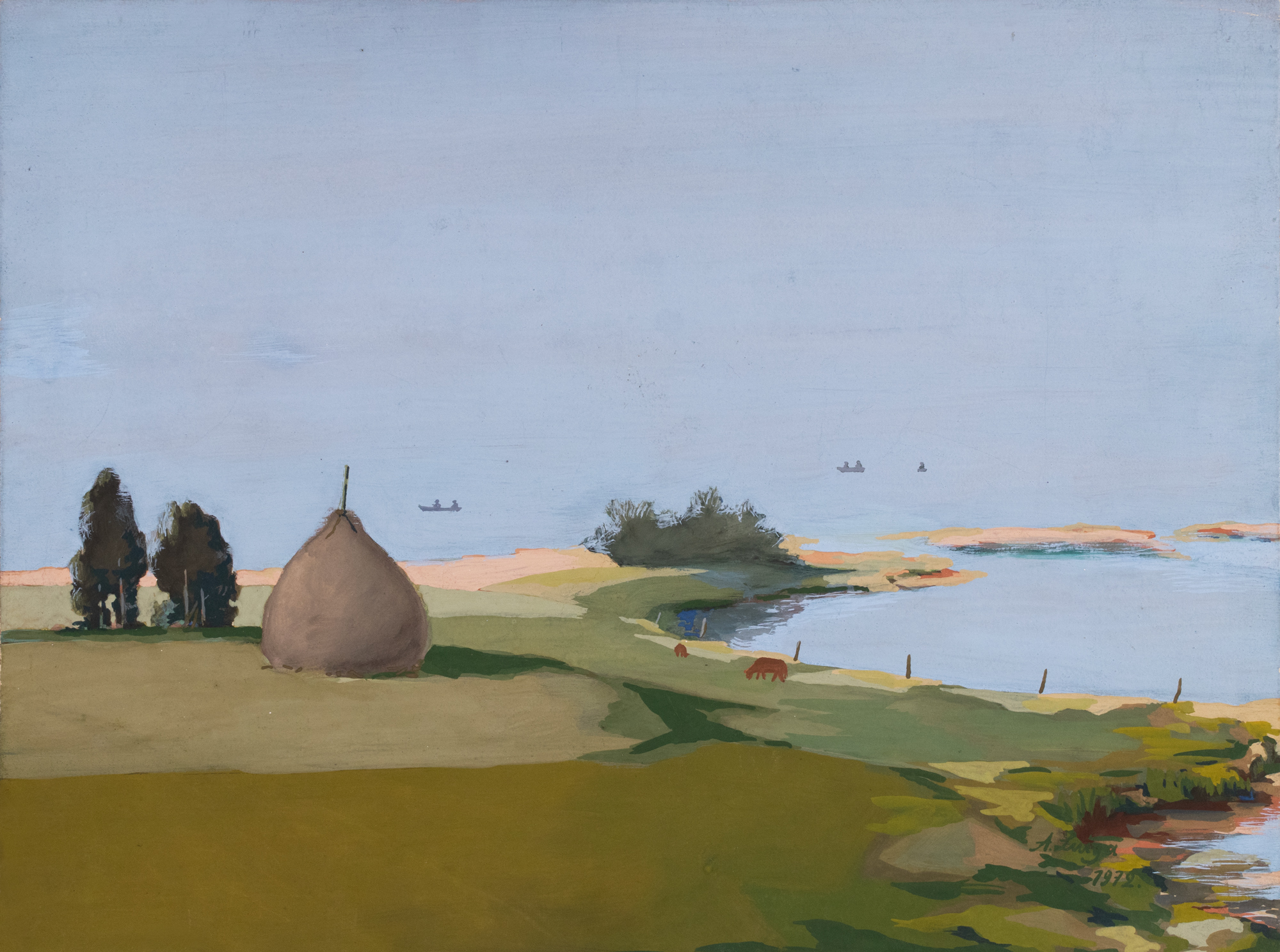 Landscape with a Haystack