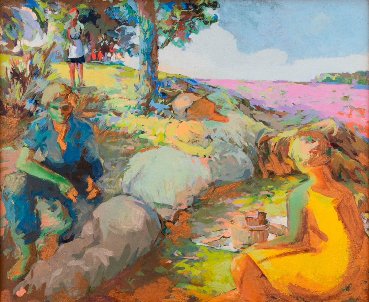Moment of Rest During the Summer