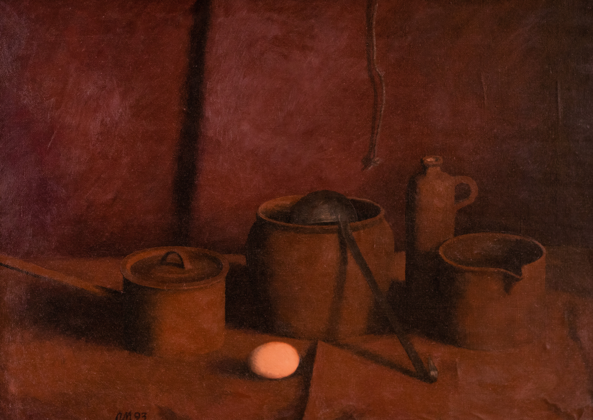 Vaikelu kulbi ja munaga