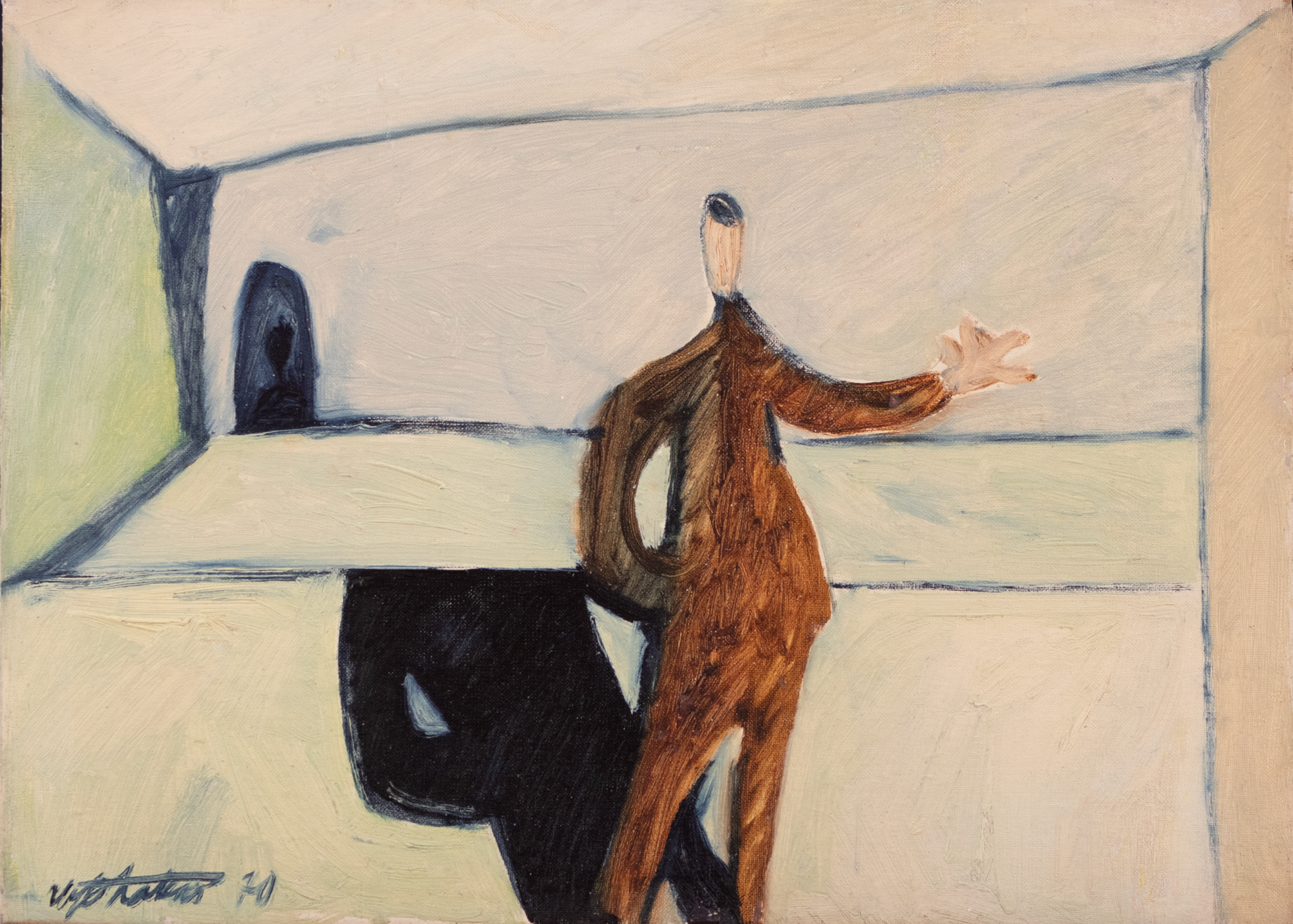 A Man and His Shadow