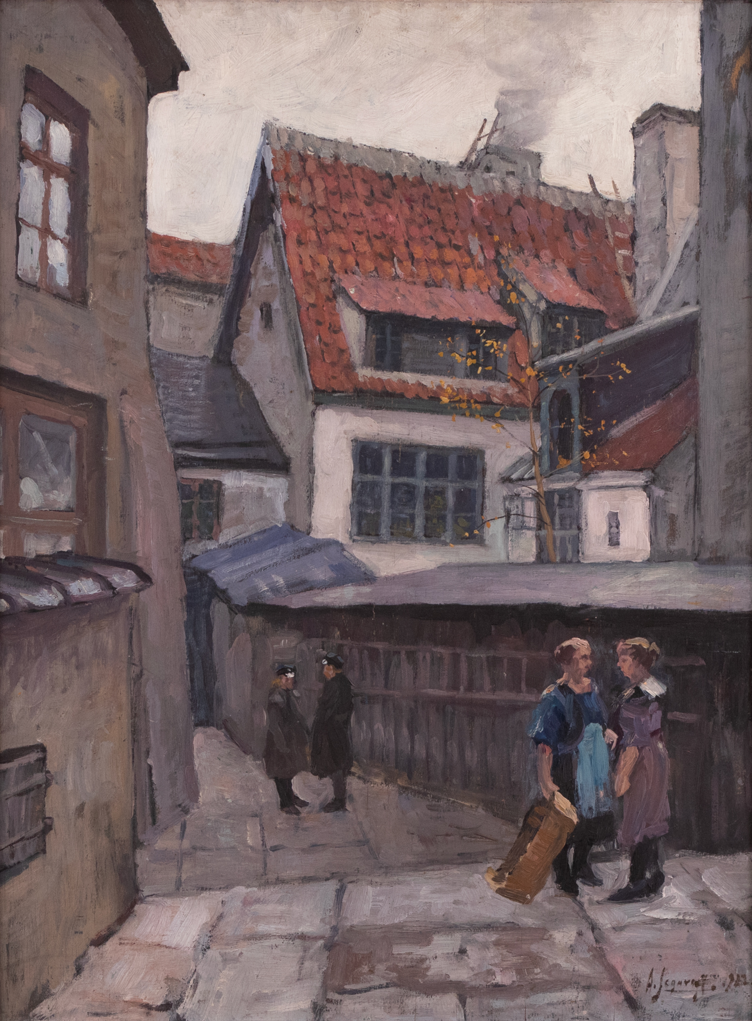 Courtyard View in Tallinn (Vene Str 6)