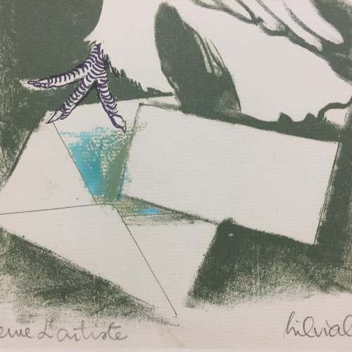 Kirjatuvi punase roosiga