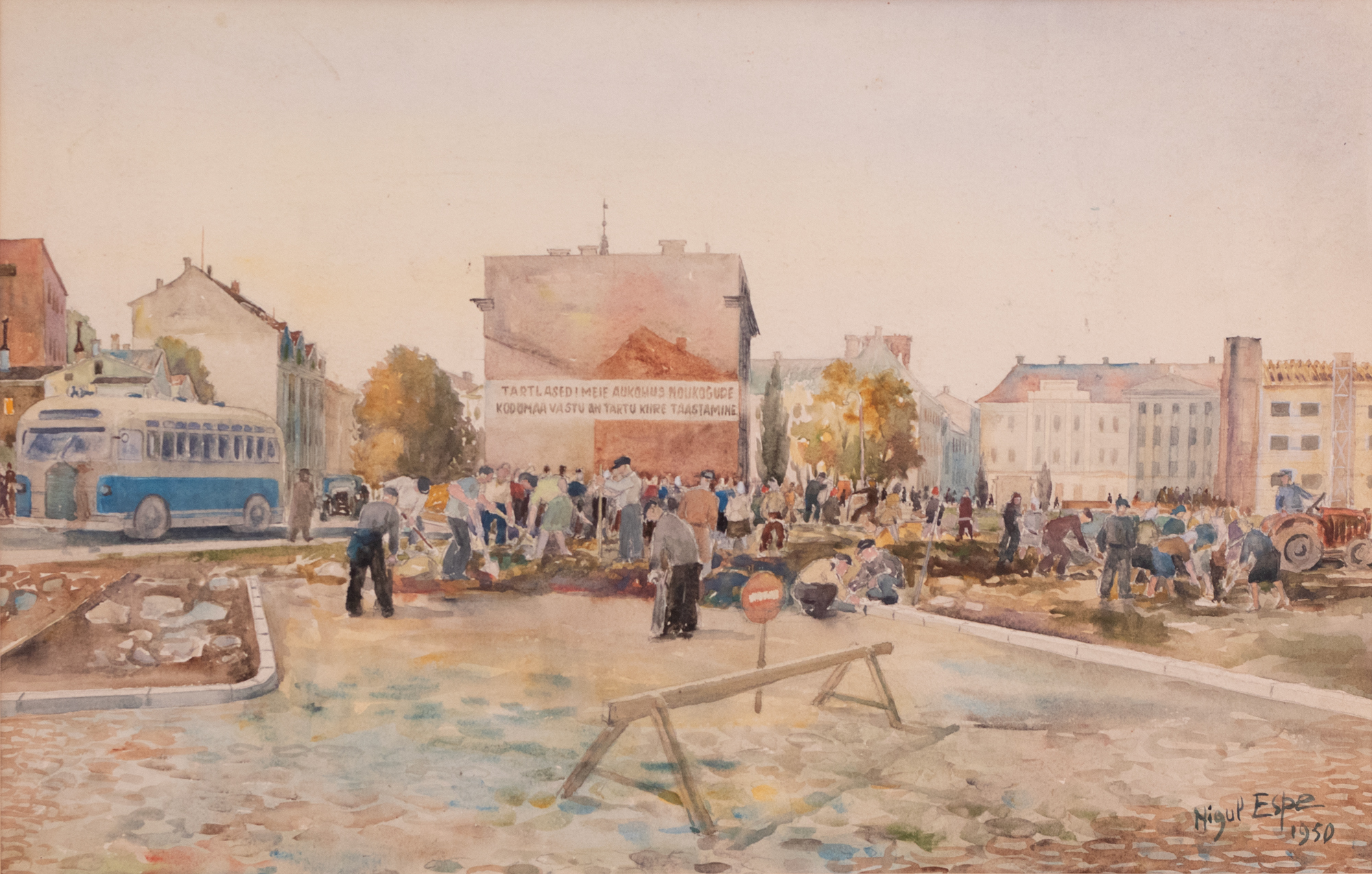 Construction of a New Main Street in Tartu