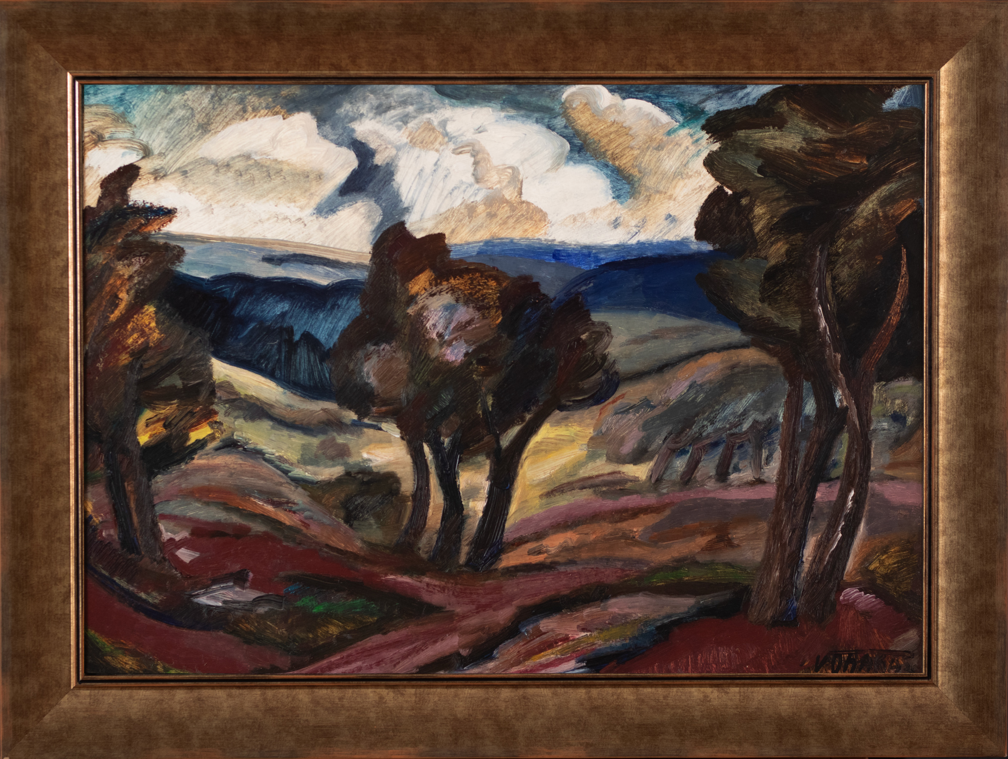 Maastik puudegruppidega