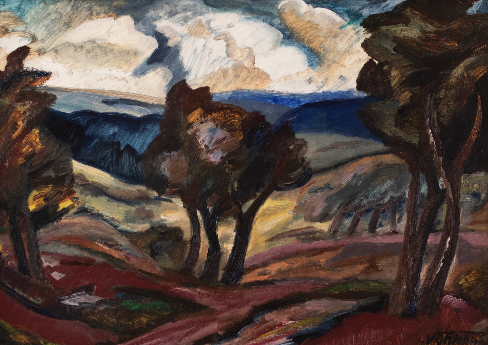 Maastik puudegruppidega