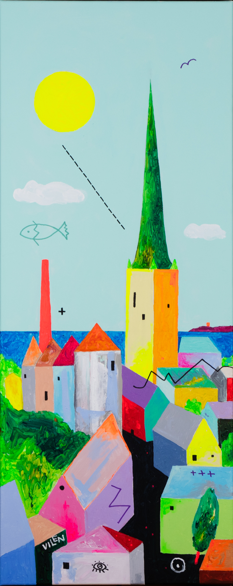 Vaade Toopealt punase korstnaga