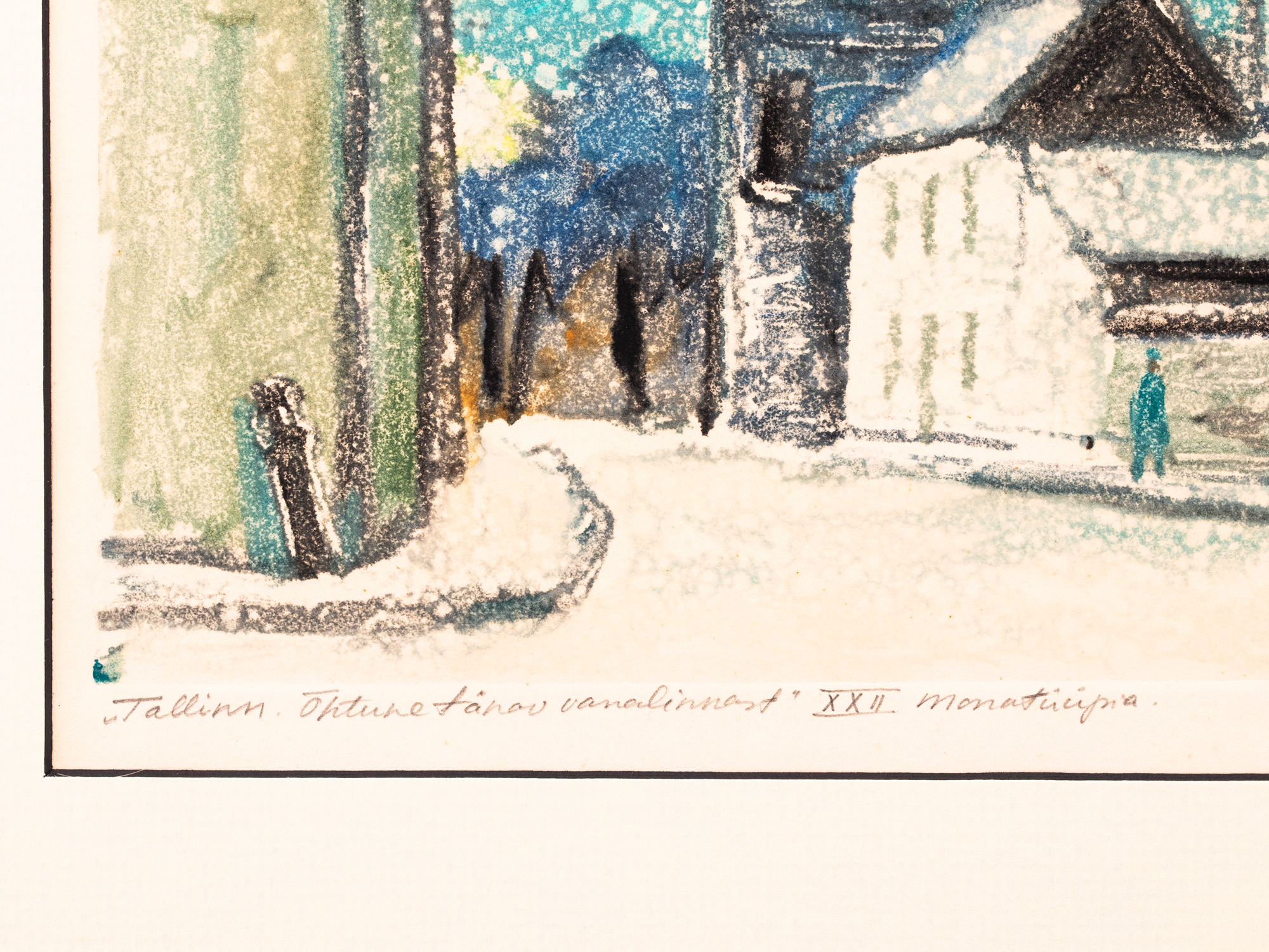 Tallinn. Õhtune tänav vanalinnast XXII