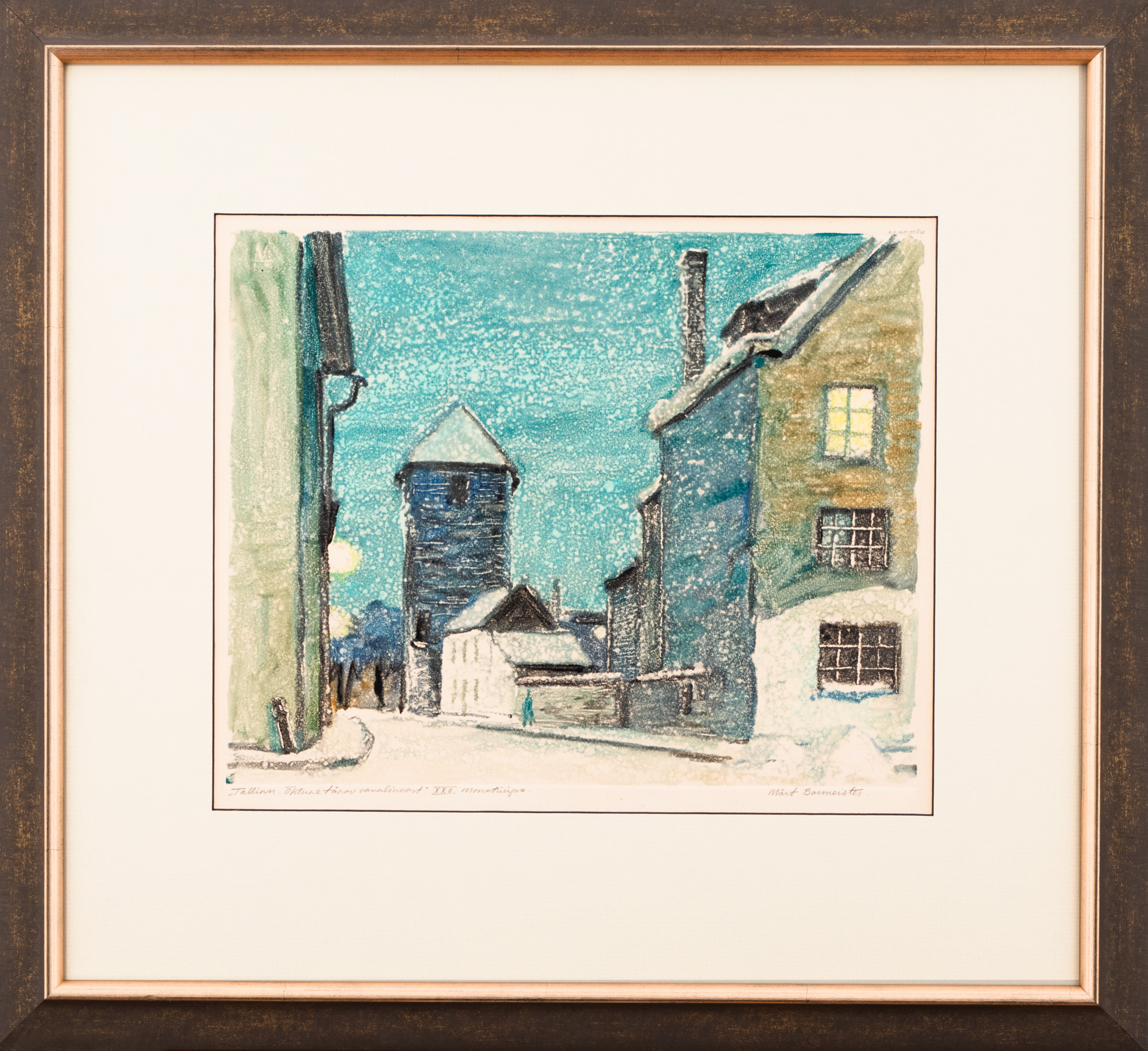 Tallinn. Õhtune tänav vanalinnast XXII