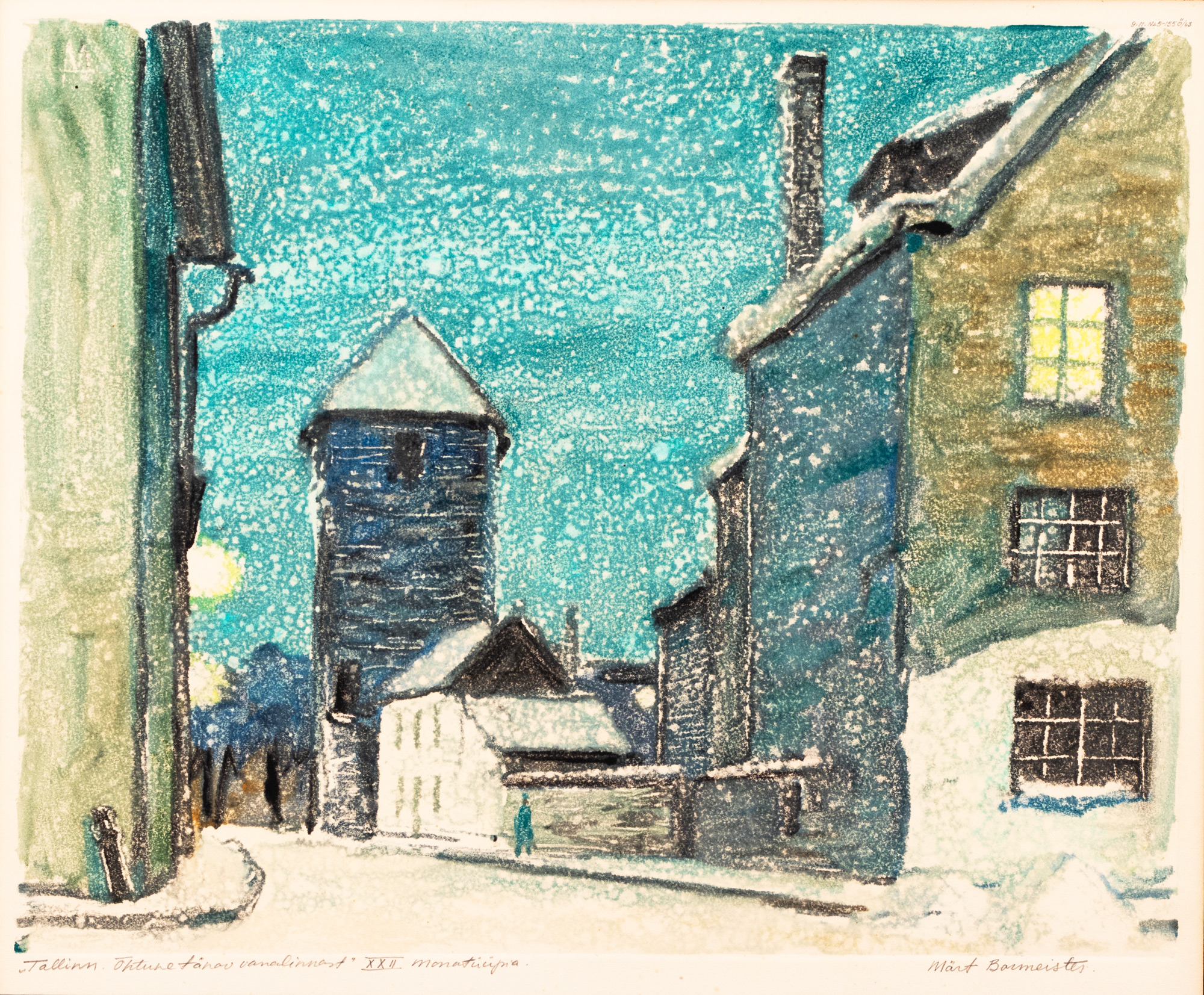 Tallinn. Õhtune tänav vanalinnast XXII