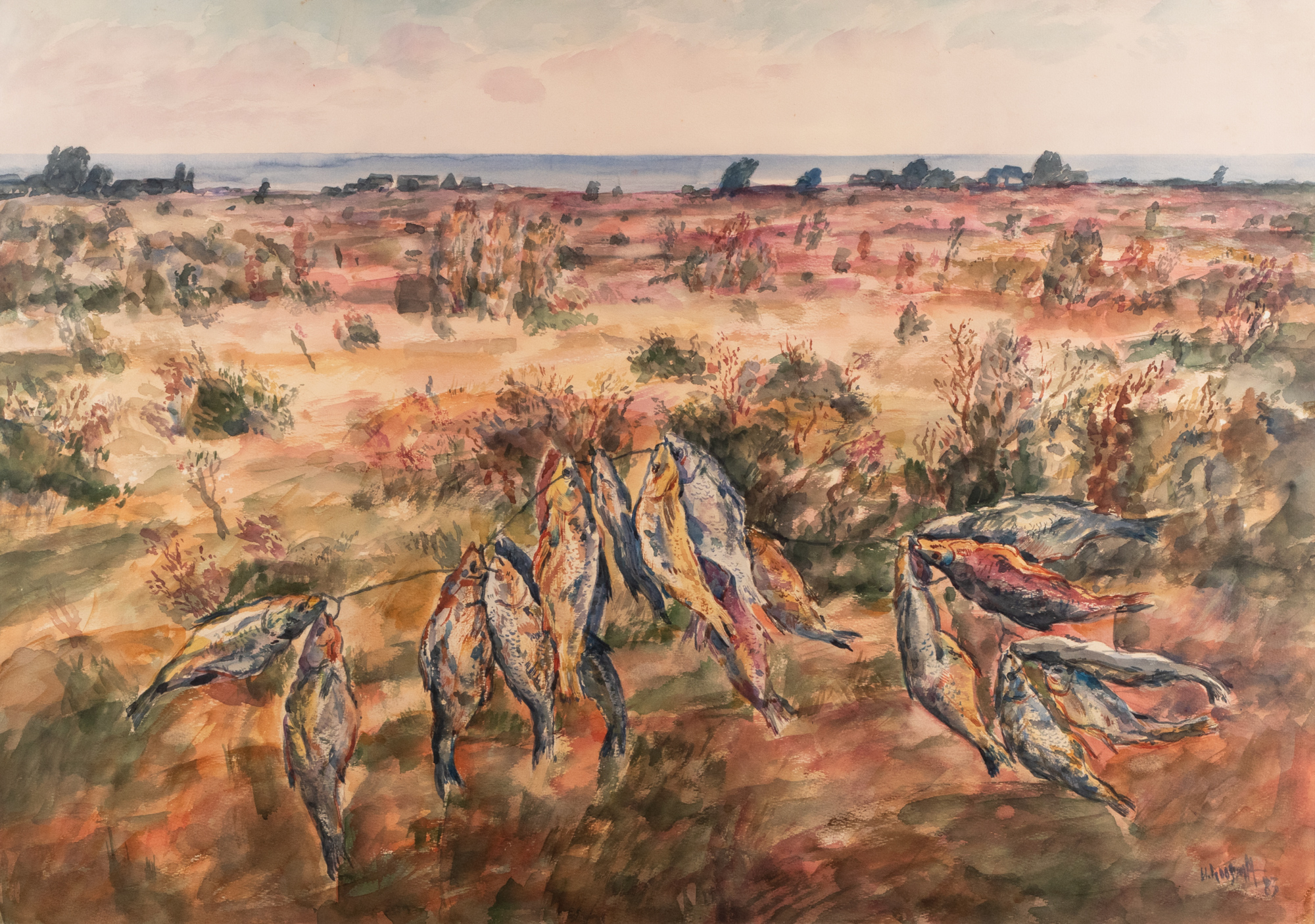 Landscape with Fish