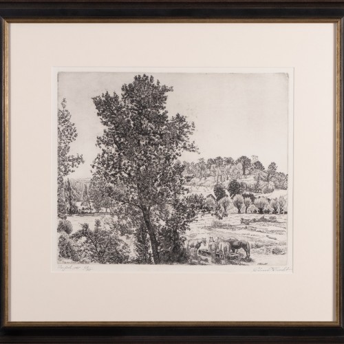 Maastik hobustega (Burgundia maastik)