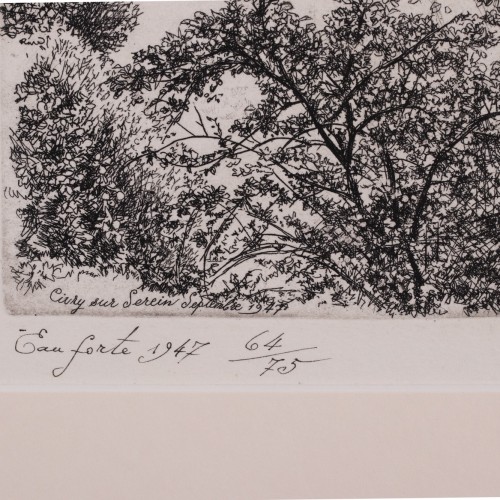 Maastik hobustega (Burgundia maastik)