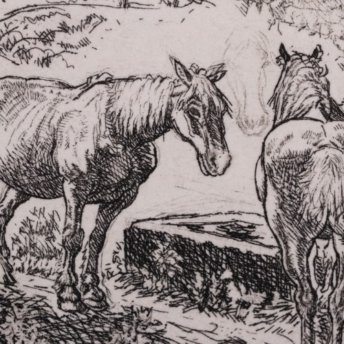 Maastik hobustega (Burgundia maastik)