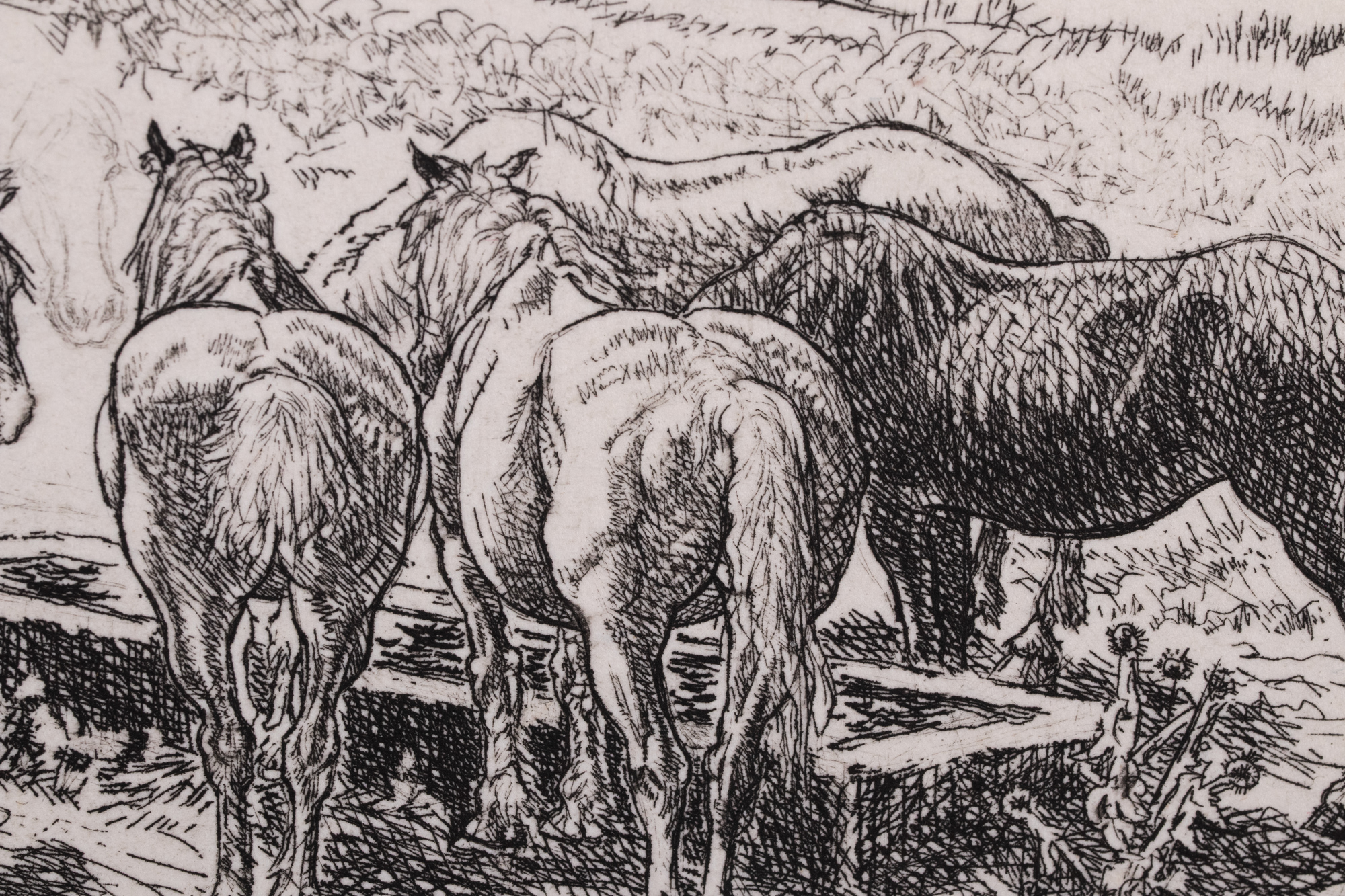 Maastik hobustega (Burgundia maastik)