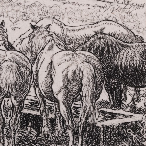 Maastik hobustega (Burgundia maastik)