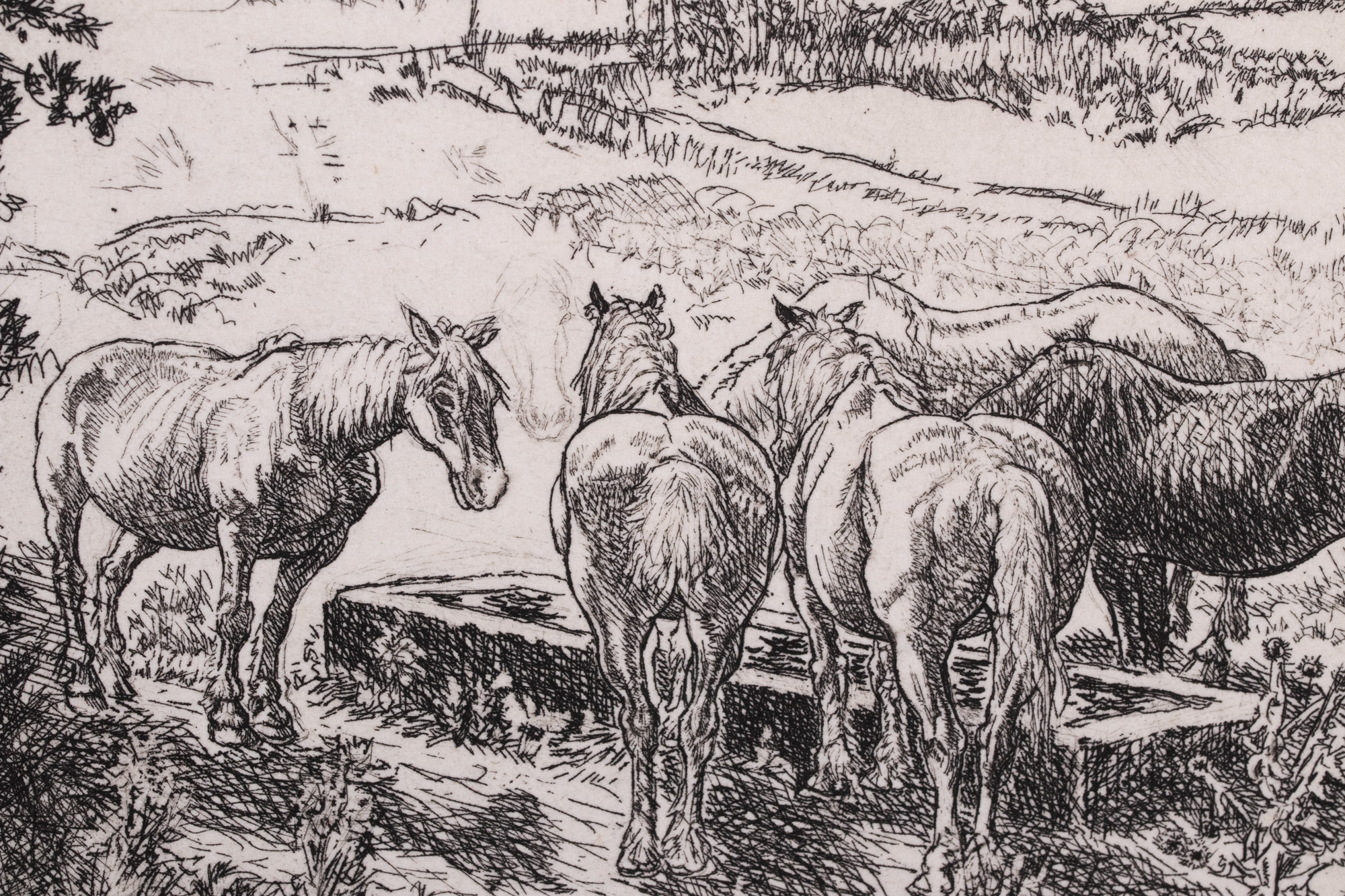 Maastik hobustega (Burgundia maastik)