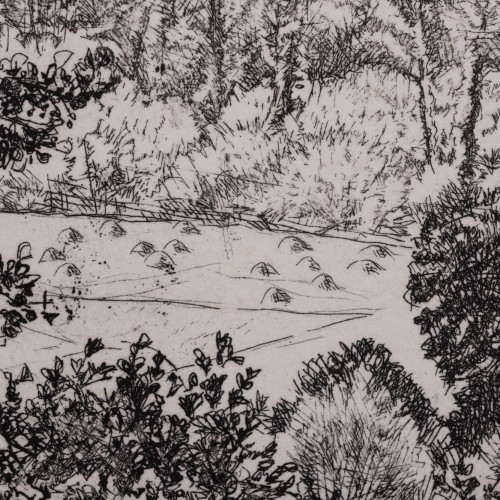 Maastik hobustega (Burgundia maastik)