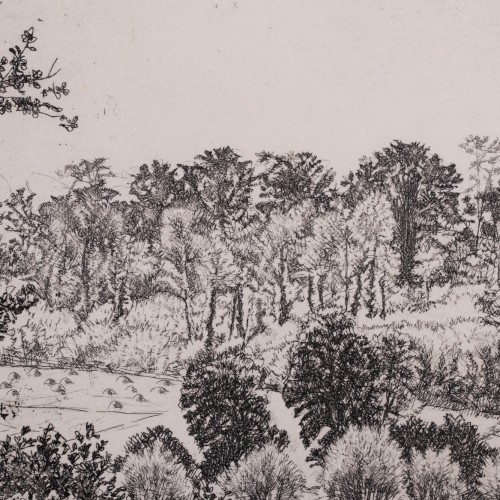 Maastik hobustega (Burgundia maastik)