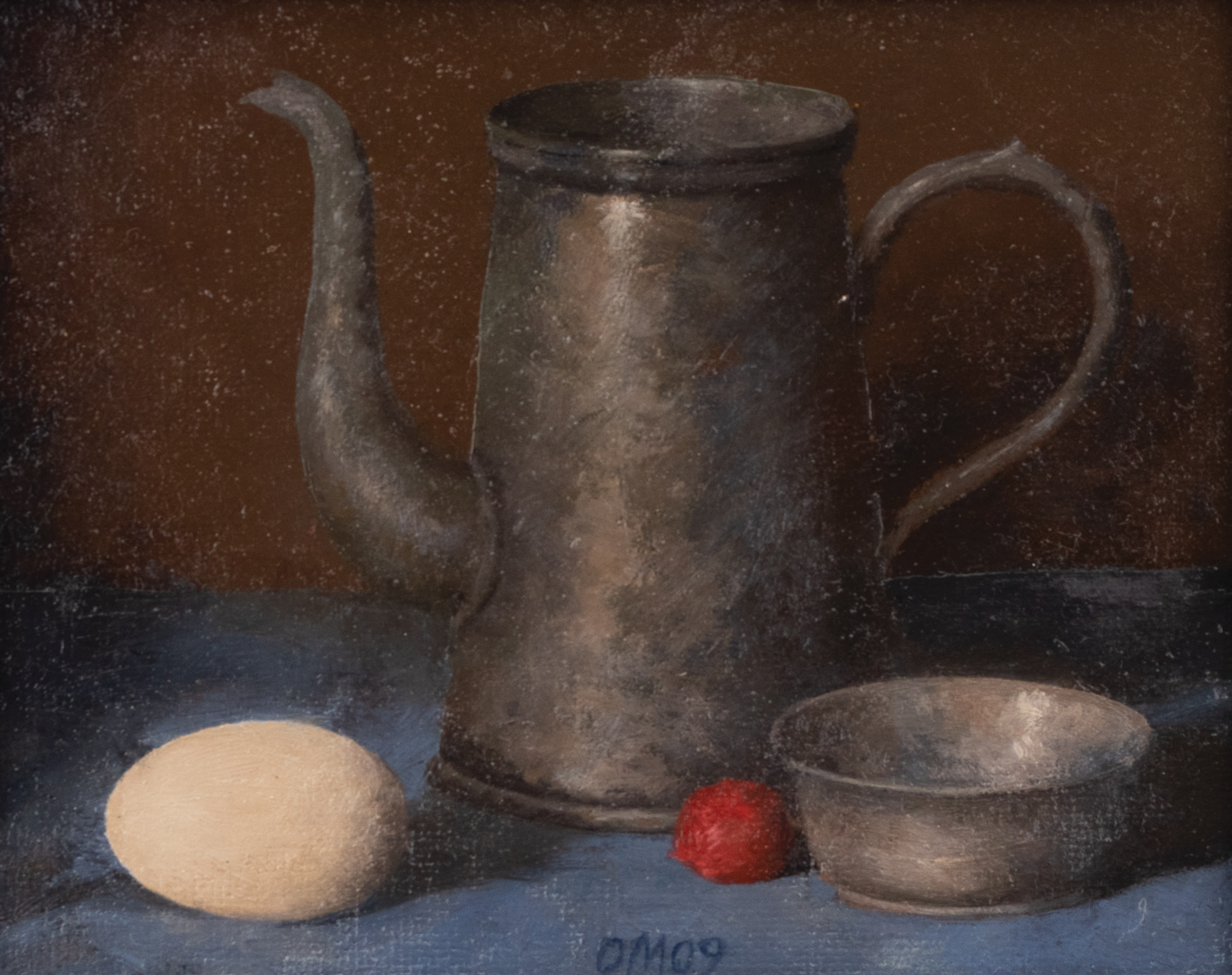 Still Life with a Radish and an Egg
