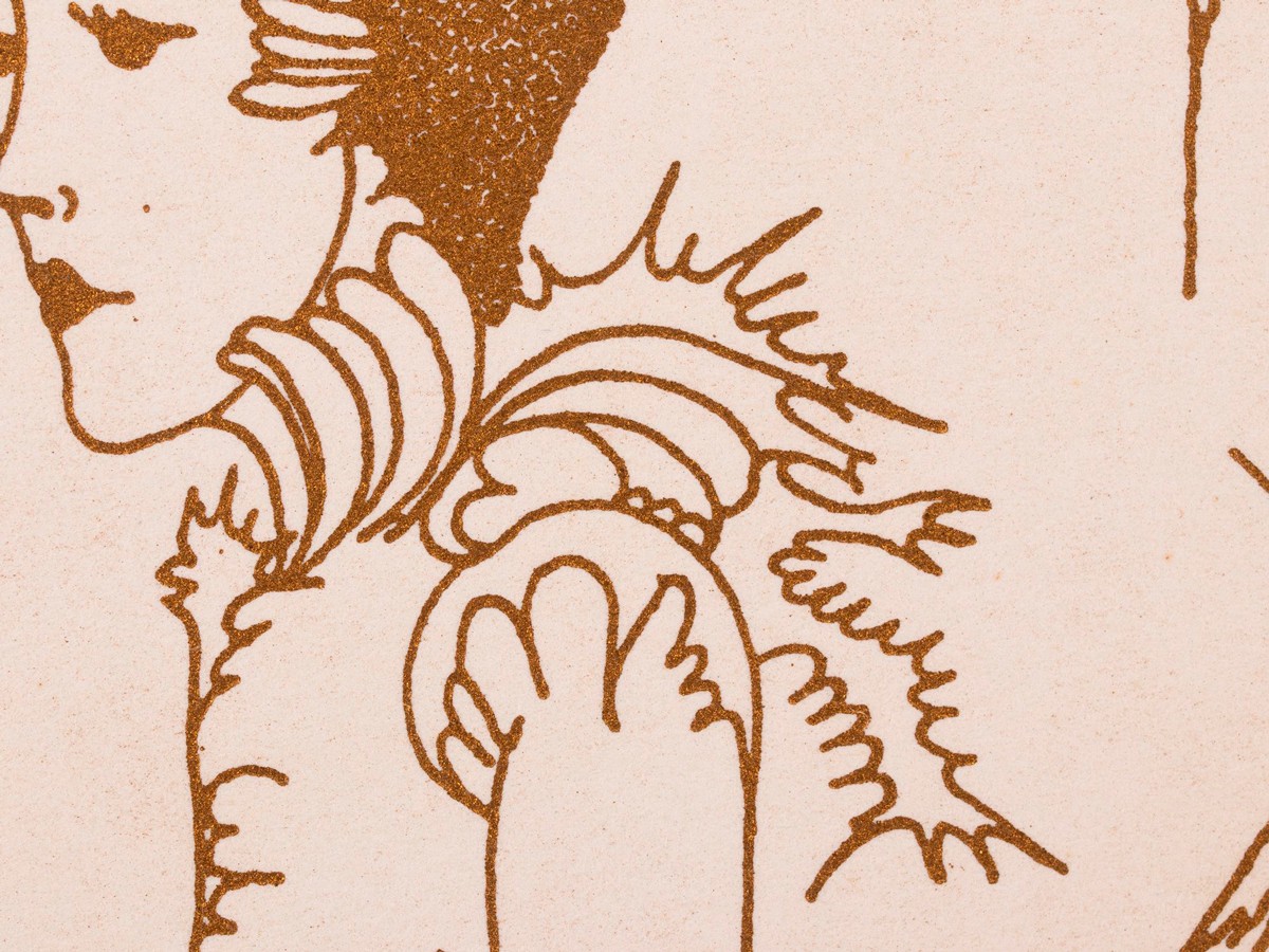 Naine ja lendlevad taimed