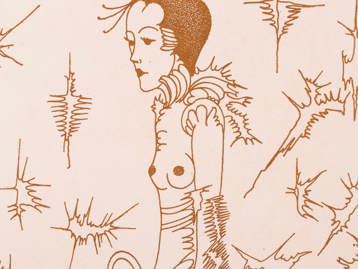 Naine ja lendlevad taimed