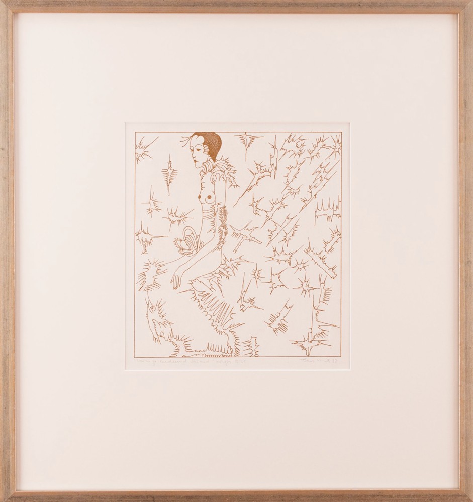 Naine ja lendlevad taimed