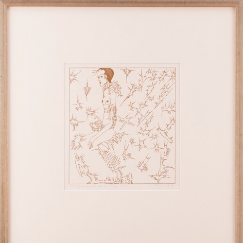 Naine ja lendlevad taimed