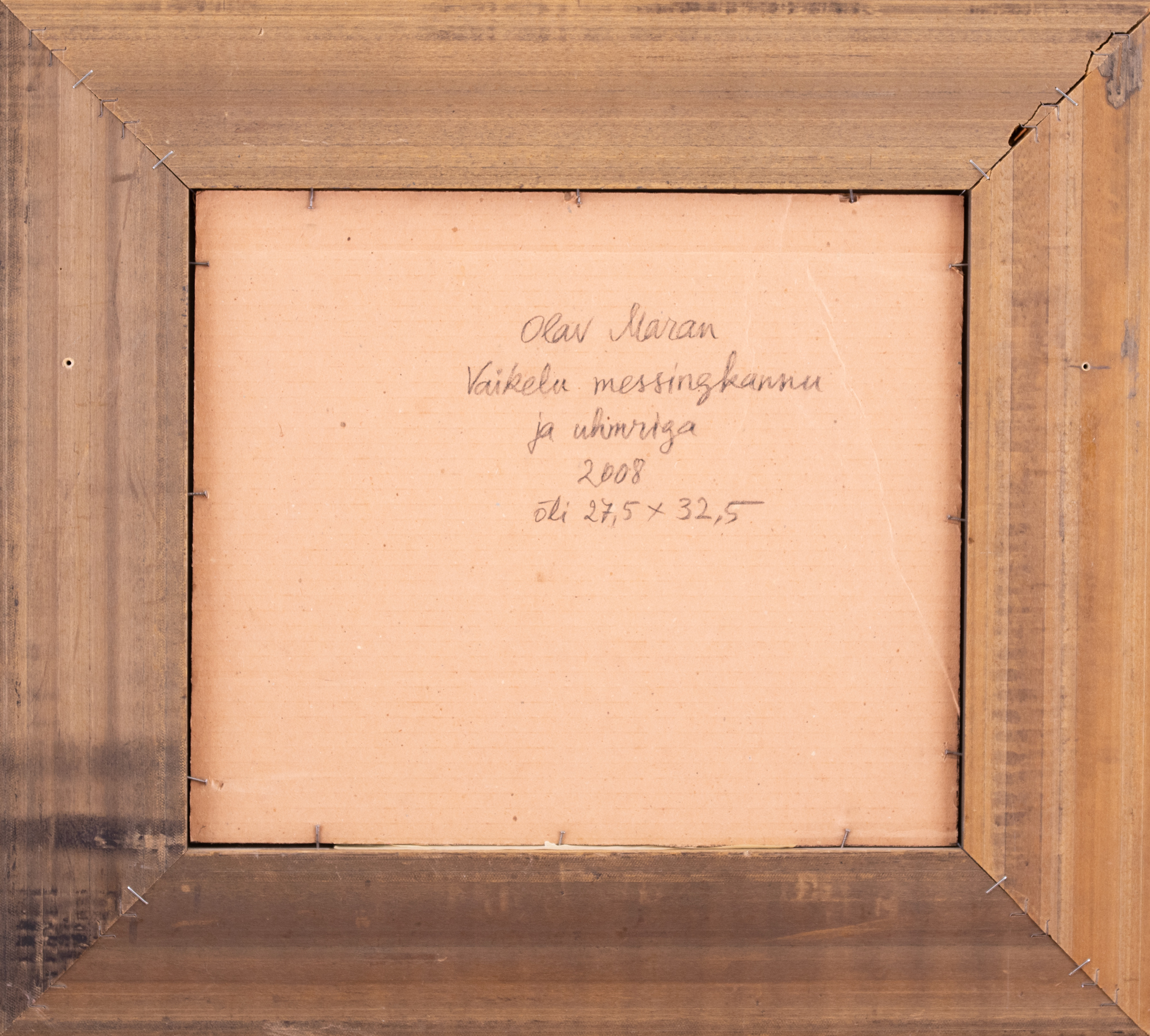 Vaikelu messingkannu ja uhmriga