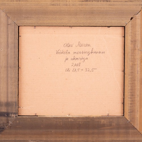 Vaikelu messingkannu ja uhmriga