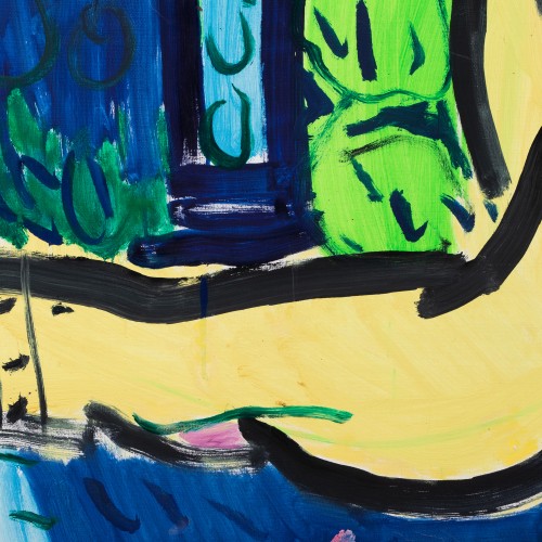 Akt roheliste juustega