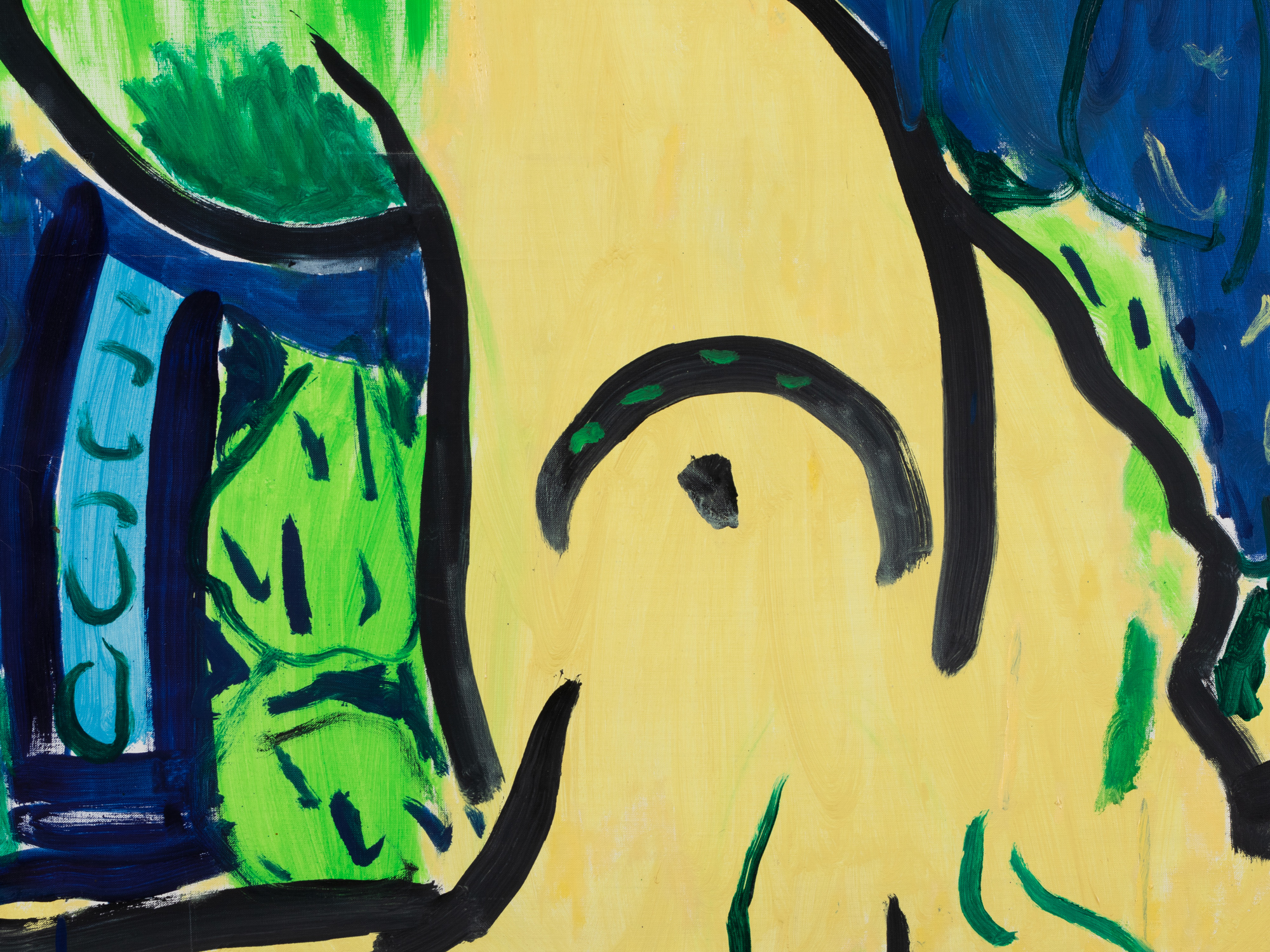 Akt roheliste juustega