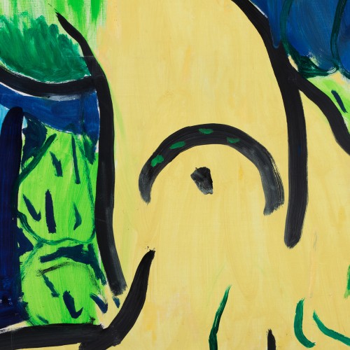 Akt roheliste juustega