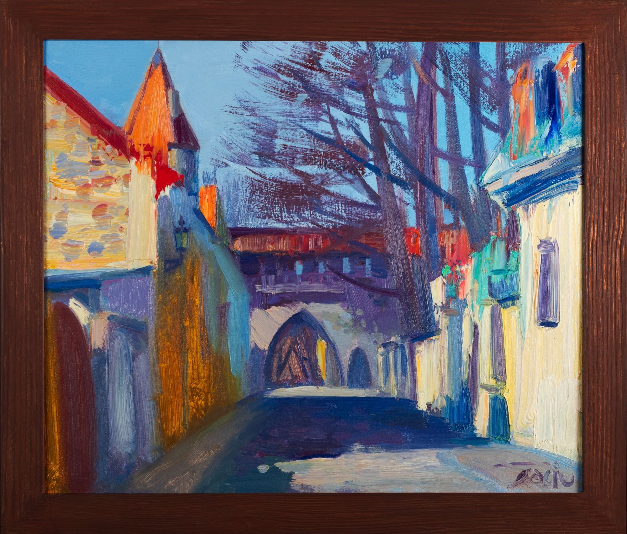 Linnavaade kevadvalguses